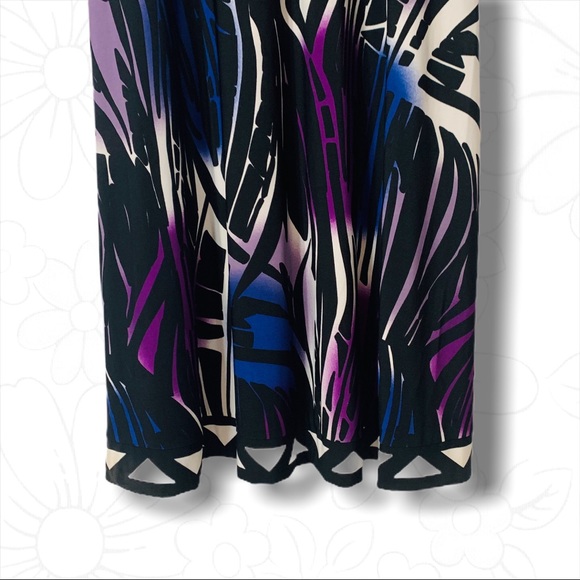 Glamour Multi Color Tiger Print Dress - Sz 16 - Picture 7 of 15